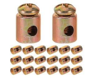 KONTONTY 60 Pièces Chape de Câble D'accélérateur Moto Hors-piste 8x9mm | Réglage Fin de Tension, Limite les Glissements, pour Câbles Push-pull et Entretien Atelier