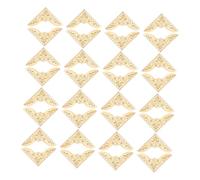 KONTONTY 60 Pièces Lot de Protège Angles Vintage Coins Fer Doré pour Albums Carnets Menus et Scrapbooking Protection et Décorative des Coins Cadres Photos