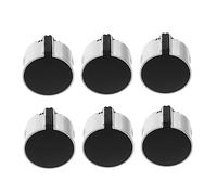 KONTONTY 6pièces Boutons De Cuisinière à Gaz De Commandes Adaptation Pour Plupart Des Cuisinières Design Compact Et Pratique