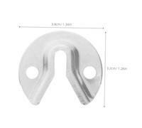 KONTONTY 8 pièces Supports de Fixation Invisibles Acier Inoxydable pour Miroirs et Lot de Compatibles avec Meubles et Murs Variés Montage Sécurisé