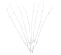 KONTONTY 8pièces Corde Rétractable pour Stylet Lanières Anti-Perte avec Système De Rappel pour Écrire Et Dessiner Transparent