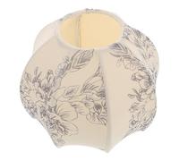 KONTONTY Abat Jour Tissu Champignon Vintage pour Plafonnier et Applique Murale Couvre Lampe Tissu Floral Installation Rapide Ambiance Douce et Chaleureuse Accessoire Décoratif pour Salon et
