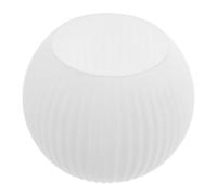 KONTONTY Abat Jour Verre Pourmpes Éclairage Suspendu Décoratif Globe Blanc pour Chambre et Salon Accessoire Verre Robuste avec Excellente Transmission Lumière Installation Facile et Parfait