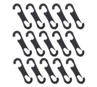KONTONTY Accessoires Crochets Plastique ABS pour Housses de Siège Auto 100pcs Clips Fixation Intérieure pour Coussins et Pare-Soleil Usage Polyvalent en Habitacle Voiture