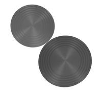 KONTONTY Accessoires De Cuisine Plaque De Diffusion De Chaleur Pour Cuisinière À Couvercle Supérieur De Cuisinière Électrique 2 Pièces Plaque De Déflecteur De Chaleur En Aluminium