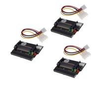 KONTONTY Adaptateur 3 pièces I/II vers Pont 3 5 Pouces 3 indicateurs LED Adaptateur Noir pour Carte