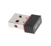 KONTONTY Adaptateur USB sans Fil Mini 150 Mbps 5 Pièces Pc Réseau Wi-FI 2,4 Ghz Transmission Longue Distance Gamme Bureau Maison Noir