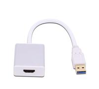 KONTONTY Adaptateur USB vers Convertisseur pour Pc Ordinateur Portable et Projecteur Couleur