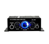 KONTONTY Amplificateur Stéréo Double Canal Basses Aigus Puissance sans Bruit pour Haut-parleurs Passifs