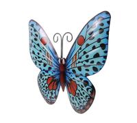 KONTONTY Artisanat De Quincaillerie Stickers Muraux Pépinière Décor De La Autocollants Muraux Plafond Décorations De Gâteau Fausses Plantes Jardin Des Le Fer Blue