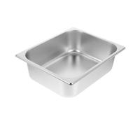 KONTONTY Bac Alimentaire Acier Inoxydable Grand Conteneur à Buffet Pour Parties Plat Profond De Design Pratique Et Facile à Nettoyer