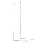 KONTONTY Baguette de Détection Acier Inoxydable Baguettes Rétractables Légères pour Divination et Recherche Feng Shui Pratique avec Étui