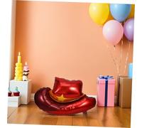 KONTONTY Ballons Et Chapeau De Cowboy Aluminium Pour Décorations De Fête Western Anniversaire Cowgirl Intérieur Extérieur