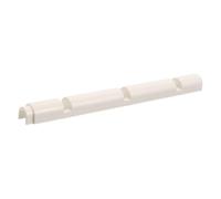 KONTONTY Barre de Support de Grille de Congélateur Cylindrique 8, 54 Pouces | Plastique Blanc, Entraxe 5, 71 Pouces, Installation Simple, Limite le Déplacement Latéral Déformation