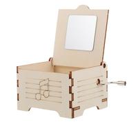 KONTONTY Boîte à Musique Bois DIY pour Garçon Fille Kit Éducatif Stem à Manivelle Matériaux pour Expériences Scientifiques et Créations Musicales pour Apprenants