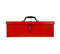 KONTONTY Boîte à Outils Métal Petite Et Portable pour Ranger Outils Et Matériel Maison Garage Ou Véhicule Rouge
