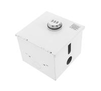 KONTONTY Boîte de Protection Prise Électrique Acier Inoxydable Boîte Verrouillable et Étanche pour Prise Murale Extérieure Sécurité Renforcée pour Sockets