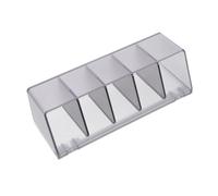 KONTONTY Boîte De Rangement À 5 Compartiments pour Maquillage Porte-Stylo Gobelet Organiseur De Vanité Et Rangement Support De Protection pour Tondeuse Organiseur De Télécommande