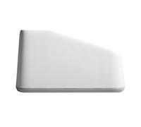 KONTONTY Boîte de Rangement Multifonction en Plastique Gris Compartiments Coffret Cosmétique et Support pour Télécommande Organisation Pratique pour Bureau Salon et Salle de Bain Léger