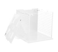 KONTONTY Boîte Élevage pour Reptiles Et Bâtons Cage De Terrarium Transparent Maison Élevage Pratique pour Animaux Grimpeurs