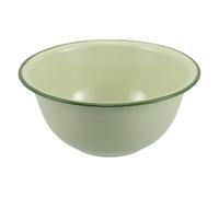 KONTONTY Bol Émaillé Vintage 650ml Vert Clair pour Conservation Alimentaire | Usage Rétro Cuisine, Service de Soupes et Nouilles, Nettoyage Facile, Table de Restaurant