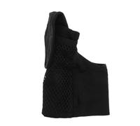 KONTONTY Bracelet Porte-téléphone en Tissu Mesh Noir Taille S, Pochette étanche pour clés et téléphone, Brassard élastique pour Course et Marche, adapté Hommes et Femmes
