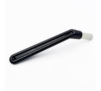 KONTONTY Brosse de Nettoyage Nylon, pour Machine à Café Tête Coudée Noir | Conception Anti-brûlure, Résistance aux Hautes Températures, Retire les Résidus, pour Espresso Semi-automatique et Filtre