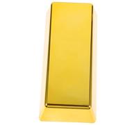KONTONTY Butée de Porte Forme Brique Dorée Solide pour Maison Bureau et Mariage Élégant Coffret