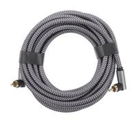 KONTONTY Câble Audio Numérique Hifi Angle Droit Compatible Home Cinéma Tv PC Connecteurs Durables