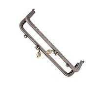 KONTONTY Cadre Carré Sac Main avec Fermoir à Tête Goutte Embossé Métal Vieilli pour Fabrication De Pochettes Et Porte-Monnaie DIY Léger Et Résistant Rouille