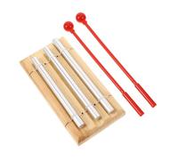 KONTONTY Carillon à Main Trois Tons Réglable pour Garçon Fille Outil de Conscience pour Yoga et Classe Instrument de Percussion Éducatif avec Volume Contrôlable pour Apprentissage Musical