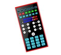 KONTONTY Carte Son pour Téléphone et Ordinateur, Mélangeur Audio pour Diffusion en Direct, Réverbération, du Bruit, Métal, 1200 Mv