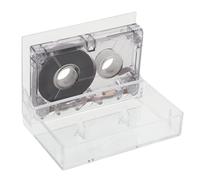 KONTONTY Cassette Vierge Audio 60 Mc-60 Mini Format Bande Cassette en Matériau Sûr Étui Rigide Transparent Personnalisable pour Enregistrement et Décoration DIY Accessoire Artisanal pour