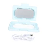 KONTONTY Chauffe-lingettes pour Bébé Portable USB Matériau Abs Rose, Réchauffeur de Lingettes Humidifiées à Basse Consommation D'énergie, pour Voiture et Usage Mobile