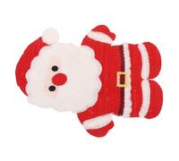 KONTONTY Christmas Santa Embroidered Iron Patch Large Durable Hat Patch For Clothes Bags Easy Sew Repair Accessories