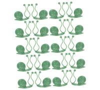 KONTONTY Clips Muraux pour Plantes Grimpantes 50pcs Outil De Fixation Vert pour Jardinage Support pour Vignes Et Câbles Auto-adhésif Et Pratique Design Créatif en Feuille