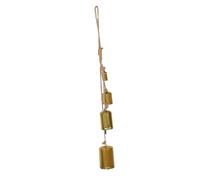 KONTONTY Clochettes de Noël Vintage Fer Forgé de Cloches Rustiques pour Suspension Extérieure Décoration Campagnarde pour Porte et Sapin Clair