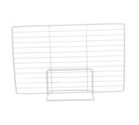 KONTONTY Cloison De Séparation Métal Pour Congélateur 22x36 Cm Certifiée Solide, Optimise Rangement Réfrigérateur, Séparateur Pratique Pour Espace Congélation, Organise Supermarché,