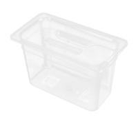 KONTONTY Conteneur Transparent 6L en PC avec Couvercle pour Cuisson Sous Vide et Rangement en Cuisine 12.80X7.87X6.89In avec Visibilité et Nettoyage Facile