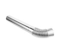 KONTONTY Coude de Cheminée Acier Inoxydable Rallonge pour Poêle de Tente Camping Étanche Résistant Haute Température Connexion Sécurisée Installation Facile