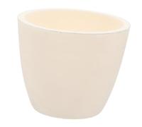 KONTONTY Creuset Céramique Alumine Résistant Haute Température pour Laboratoire Creuset Polyvalent pour Fusion Affinage et Moulage Chimique Réutilisable pour Analyses Scientifiques