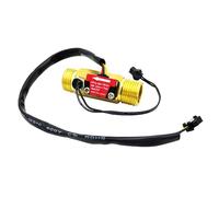 KONTONTY Débitmètre Turbine Hall Durable avec Température Intégrée Capteur Flux Eau pour Chauffe Eau Purificateur Distributeur et Machine à Installation Facile et Performance Stable