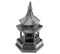 KONTONTY Décoration Aquarium Céramique Hexagonal Miniature Ornement de Bureau Zen Modèle Architectural et Décoloration Ambiance Paisible pour Jardin et Aquarium