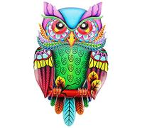 KONTONTY Décoration Murale Réaliste En Métal Et Fer Avec Hibou