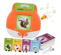 KONTONTY Éducatives Parlantes Anglais Et Espagnol Jouet Éveil Musical avec Contenus Apprentissage Interactif pour Tout-Petits