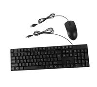 KONTONTY Ensemble Clavier Et Souris Clavier Anglais Pleine Taille Facile À Utiliser pour Le Bureau
