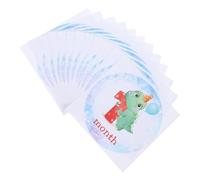 KONTONTY Ensemble Dautocollants pour Bébé Panneau De Bienvenue pour Nouveau-né Autocollant Mensuel pour Accessoire Photo 12 Mois