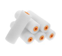 KONTONTY Ensemble De Rouleaux à Peinture Mousse 6 Pièces Sans Perte De Fibres Compatible Peintures Acryliques Et Huileuses Murale Intérieur Et Rénovation Portable Et Réutilisable