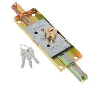 KONTONTY Ensemble de Serrure à Clé pour Porte de Garage avec Verrou de Porte à Bascule en Acier, Technologie Antieffraction et Utilisation Commerciale ou Résidentielle