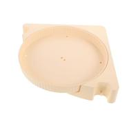 KONTONTY Étagère Angle Murale Rotative pour Salle de Bain sans Perçage Organisateur Plateau Tournant Pratique pour Shampoing et Accessoires Rangement Multifonctionnel pour WC